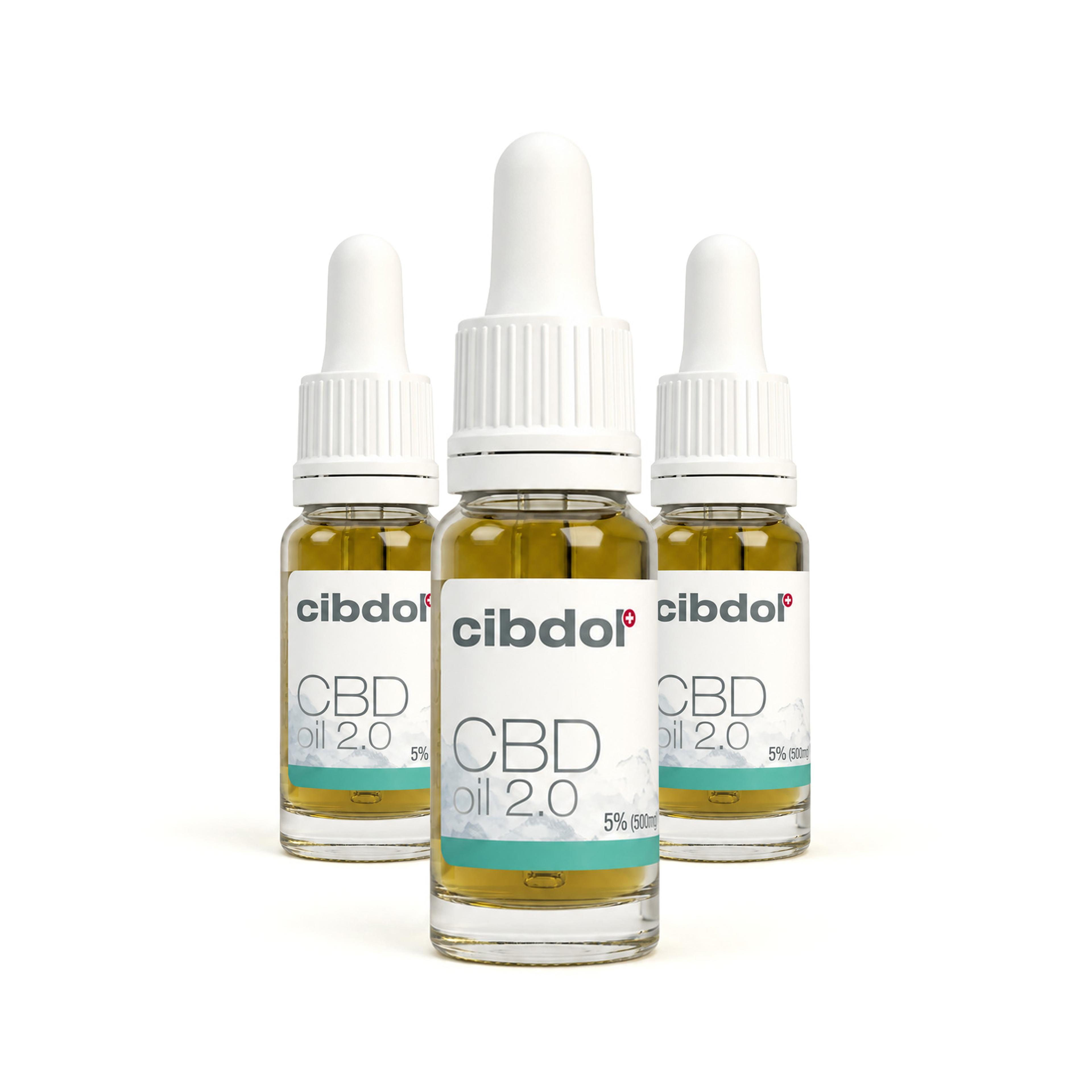 3 bottles of CBD Oil 2.0 5%