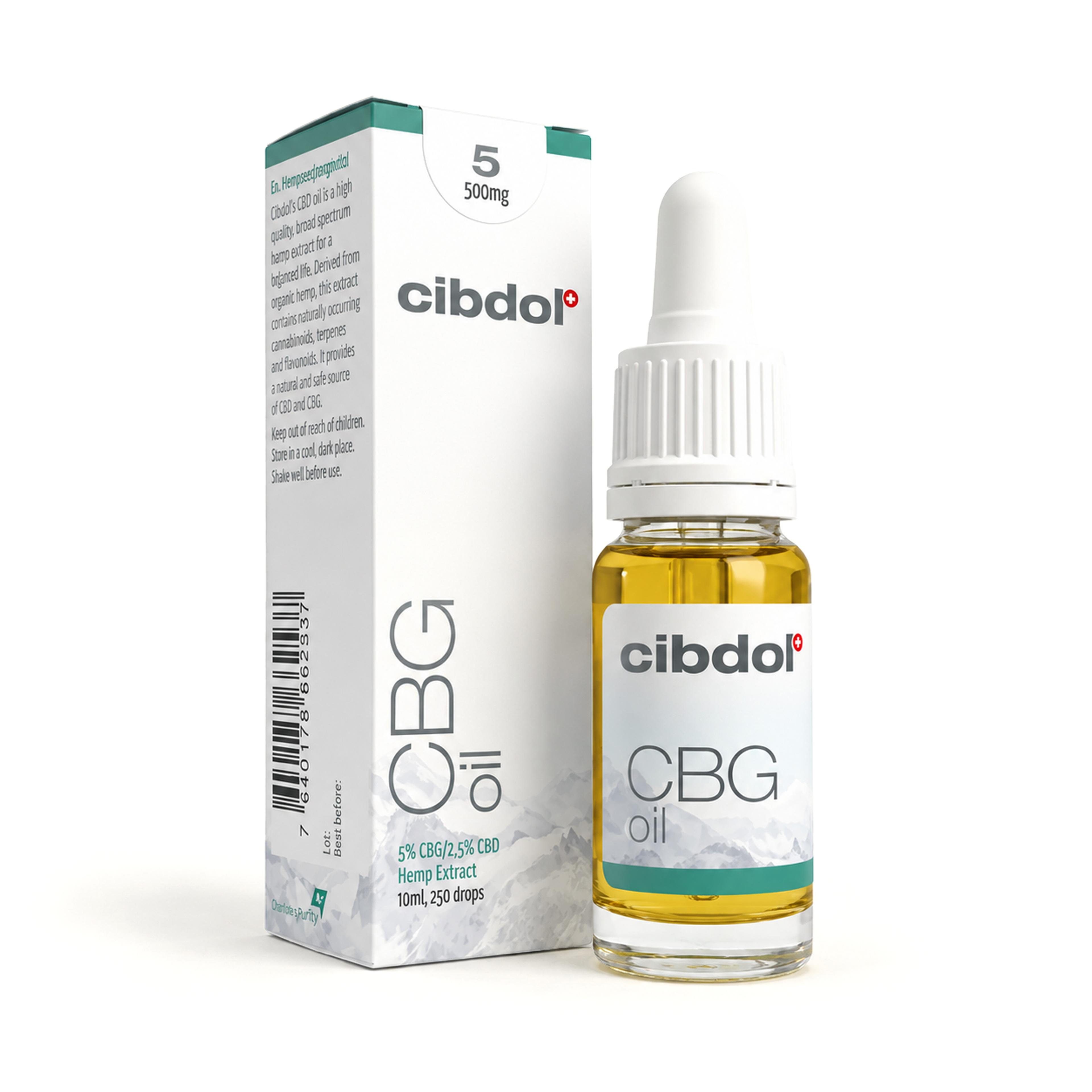 CBG Öl 5% + CBD 2,5%